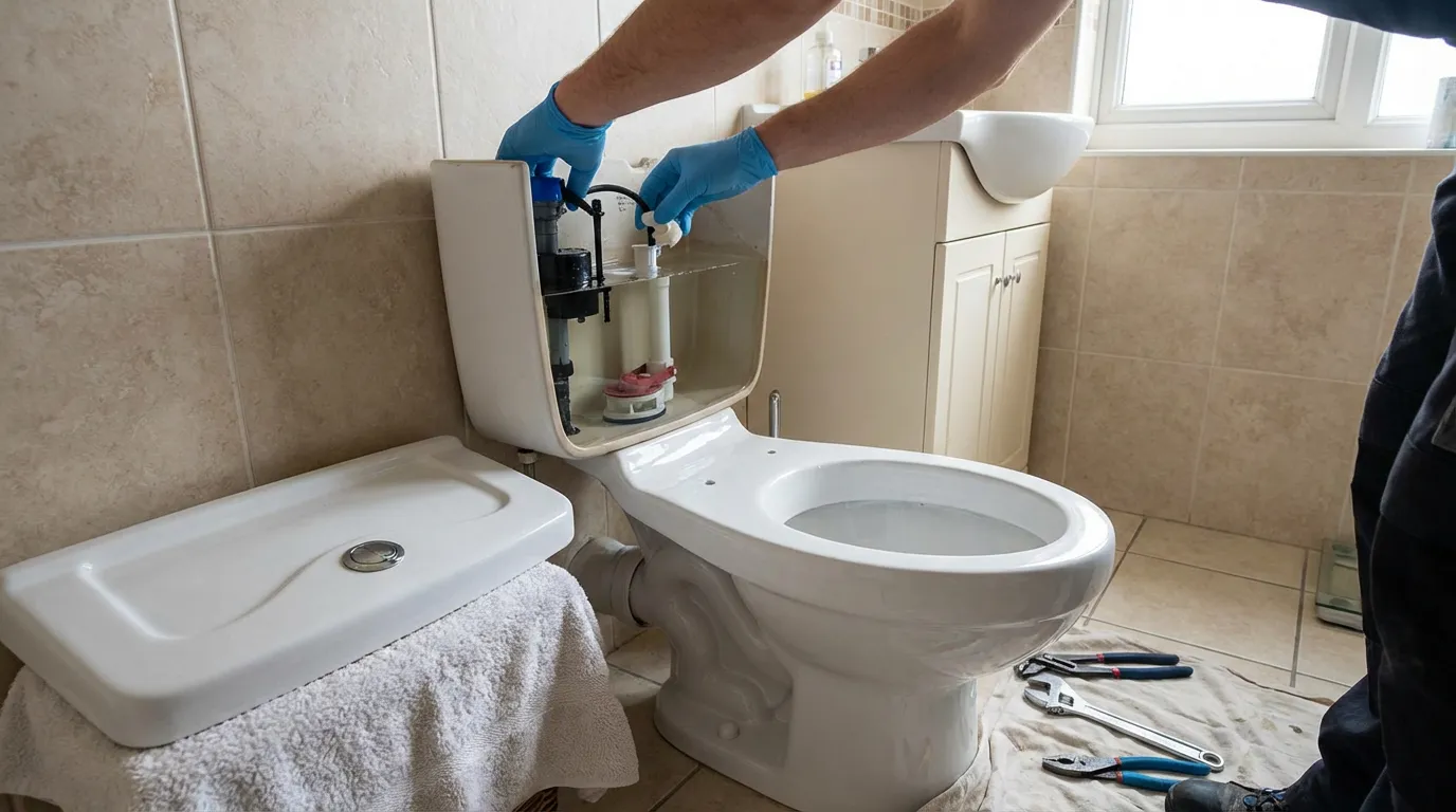 Les causes d'une chasse d'eau qui coule sans arrêt